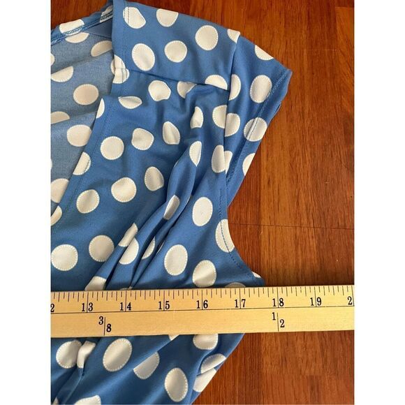 Robbie Bee Polka-dotted dress size Medium - Picture 7 of 9